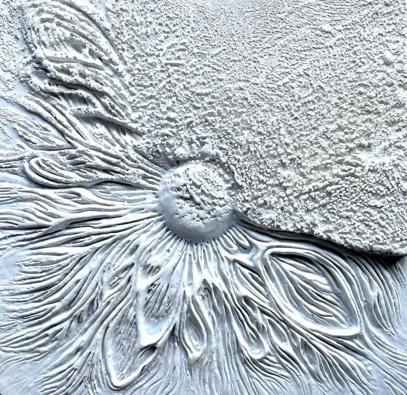 Tableau cire toreutique "Aube" image 
